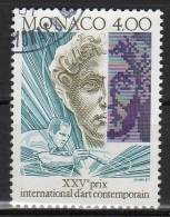 N° 1776 - Oblitéré -art Contemporain     -Monaco - Used Stamps