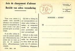 137/20 - Entier Formulaire De Changement D´Adresse No 4  - Etat NEUF - Aviso Cambio De Direccion