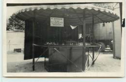 STAND DE FÊTE FORAINE (carte Photo) - Le Pompodrome. - Ferias