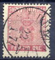 SWEDEN 1858 50 öre Pale Rose, Fine Used..    Michel 12a - Used Stamps