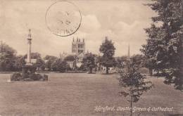 CP HEREFORD ENGLAND CASTEL GREEN CATHEDRAL 1912 - Herefordshire