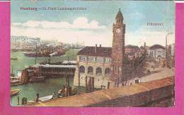 HAMBURG   -   ** SANKT PAULI LANDUNGSBRÜCKEN Und ELBE TUNNEL **    -   Verlag : W.F. Aus HAMBURG   N°/ - Altona