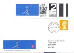 Olympic Games 2012 London; Football Soccer Pictogram Smart Stamp; 2nd Class Uprated To 1st - Eté 2012: Londres