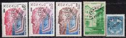 Lot 5 Timbres Préoblitérés - Oblitéré   -   -  MONACO - Préoblitérés