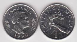 Tanzania   1 Shillingi 1.990    Niquel Acero   KM#22   SC/UNC         T-DL-10.278 - Tanzanie
