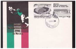 MEXICO 1986 WORLD CUP FDC 1985 SET - 1986 – Mexico