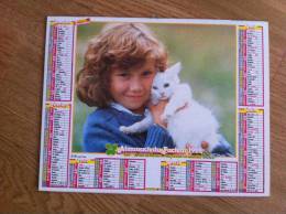 Calendrier Grand Format 1992  OLLERPHOTO VLOO PHOTO BAYER  TRES BON ETAT - Grand Format : 1991-00