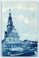 POSTCARD THE WEIGHING HOUSE ALKMAAR HOLLAND BLUE DELFT CARDS SERIES III NO 21 - Alkmaar