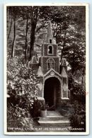 POSTCARD GUERNSEY THE SMALL CHURCH AT LES VAUXBELETS  55 1951 POSTED - Guernsey