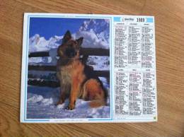 Calendrier Grand Format  OBERTHUR 1989 LE BICENTENAIRE 1789 1989 Berger Des Alpes Faneur Charentes - Big : 1981-90