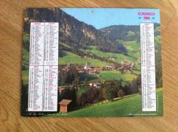 Calendrier Grand Format JEAN LAVIGNE 1989 LE BICENTENAIRE 1789 1989 Le Tyrol Joies De La Neige - Grossformat : 1981-90