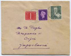 Netherlands - MIDDELBURG, 1947. Letter To Croatia - Used Stamps