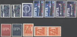 EFTA - LOT - **MNH - Institutions Européennes