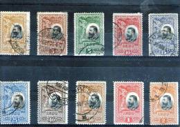 1906 - 25 Anniv. Du Rovaume Mi No 177/186 Et Yv No 182/191  ORIGINAL - Usado