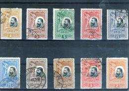 1906 - 25 Anniv. Du Royaume   Mi No 177/186 Et Yv No 182/191  ORIGINAL - Used Stamps