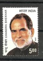 INDIA, 2010, Chandra Shekhar,   Politician, Former Prime Minister, MNH, (**) - Unused Stamps