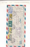 Pays Bas - Lettre De 1949 - 1er Vol Amsterdam - Paramaribo - Plages - Voile - Agriculture - - Storia Postale