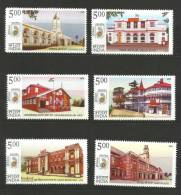 INDIA, 2010, Postal Heritage Buildings, Set 6 V, MNH, (**) - Unused Stamps