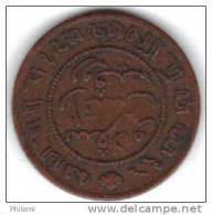 COINS  PAYS BAS  INDIA KM 306 1/2 Ct 1859.   (DP158) - Dutch East Indies