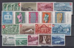 Switzerland 4 Complete Series Pro Patria MNH ** - Unused Stamps