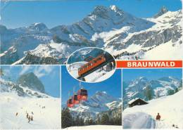 BRAUNWALD   LUFTSEILBAHN   BERGBAHN - Braunwald