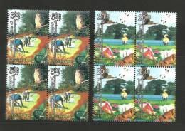 INDIA, 2010,  Bio Diversity,  Biodiversity, Fauna,  Set 2 V, Block Of 4, MNH, (**) - Unused Stamps