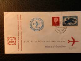 31/022   1°  VLUCHT KLM - Airmail