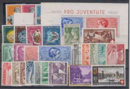 Switzerland 4 Complete Series & 4 Single Stamps MNH ** - Neufs