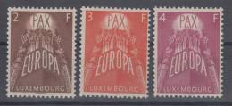 Luxembourg Europa Cept PAX Mi#572/4 1957 MNH ** - Unused Stamps