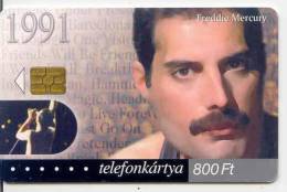 Telecarte HUNGRIE  *  FREDDIE MERCURY * MUSIQUE * Phonecard * TELEFONKARTE - Music