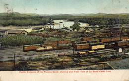 La Boca Train Yard Panama 1905 Postcard - Panama