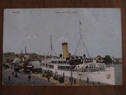 AK STETTIN M.Schiff S.S.Odin 1914 //  D*5727 - Pommern