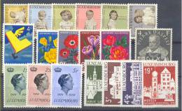 Luxembourg Children,flowers,queen 1954-1975 MH * - Other & Unclassified