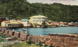 Town Of Porto Bello Panama Old Postcard - Panamá