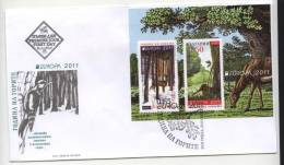 FDC   Europa CEPT  2011  From  Bulgaria - 2011