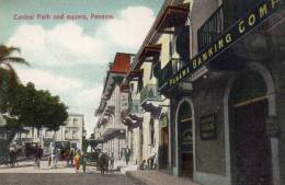 Panama Banking Company Panama City 1905 Postcard - Panamá