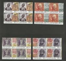 INDIA, 2010, Indian Princely States, Set 4 V,  Blocks Of 4, MNH, (**) - Unused Stamps