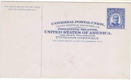 L-US-55 - ETATS-UNIS Entier Postal PHILIPPINE ISLANDS - 1901-20