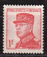N° 163-  -   Neuf* -   Prince Louis II    -Monaco - Unused Stamps