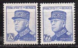 N° 165/166-  -   Neuf*  -   Prince Louis II    -Monaco - Nuovi