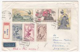 CZECHOSLOVAKIA - Esperanto, Year 1958, Registered Letter, Air Mail. Razova - Esperanto