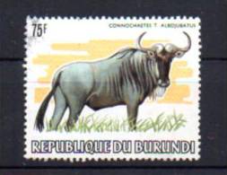 Burundi 1983,  Animaux D’Afrique,  Buffle,  890 Ø Légère De Coin - Oblitérés