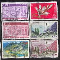 6 Timbres  -   Neuf*   -  Vallée -    Andorre - Altri & Non Classificati