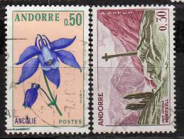 N° 159 -230-   Oblitérés   -  Vallée -    Andorre - Gebruikt