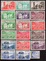 Série N° 119 à 137 (sauf 127)-   Neuf*   -  Paysages    -    Andorre - Unused Stamps