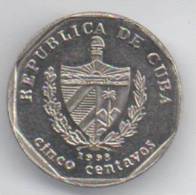 CUBA 5 CENTAVOS 1998 - Kuba