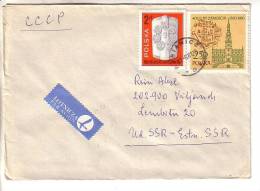 GOOD POLAND Postal Cover To ESTONIA 1981 - Good Stamped: Monument ; Zamoscia - Brieven En Documenten