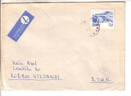 GOOD POLAND Postal Cover To ESTONIA 1986 - Good Stamped: Landscape - Briefe U. Dokumente