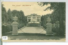 ANSICHTKAART * HILVERSUM * VILLA "CORVIN" GELOPEN IN 1909 NAAR GRONINGEN  (1478) - Hilversum