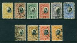 ROMANIA  -  1906  25th Anniversary Of The Kingdom  Set  Mixed Mounted Mint And Used As Scan - Used Stamps